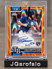 Tristan Peters Chrome 2026 Orange /25 Auto