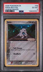 Aron 48/92 EX Legend Maker Reverse Holo Pokémon TCG