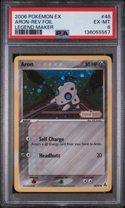 Aron 48/92 EX Legend Maker Reverse Holo Pokémon TCG