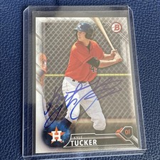 2016 Bowman - Prospects Kyle Tucker Auto #BP60 (RC) Houston Astros Cubs