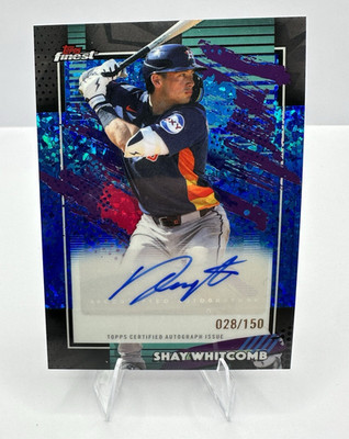 Topps 2026 Finest Finest Autographs #FMA-SW Shay Whitcomb Astros Auto /150