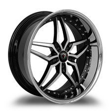 Marquee Wheels M5331 20x10.5 5x115 20 Black Machinedstainless Lip Wheel Rim Marquee Wheels M5331 20x10.5 5x115 20 Black Machinedstainless Lip Wheel Rim