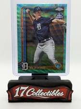 2025 Topps Pro Debut #PDC-134 Carson Rucker Chrome Aqua Wave Refractor #/75