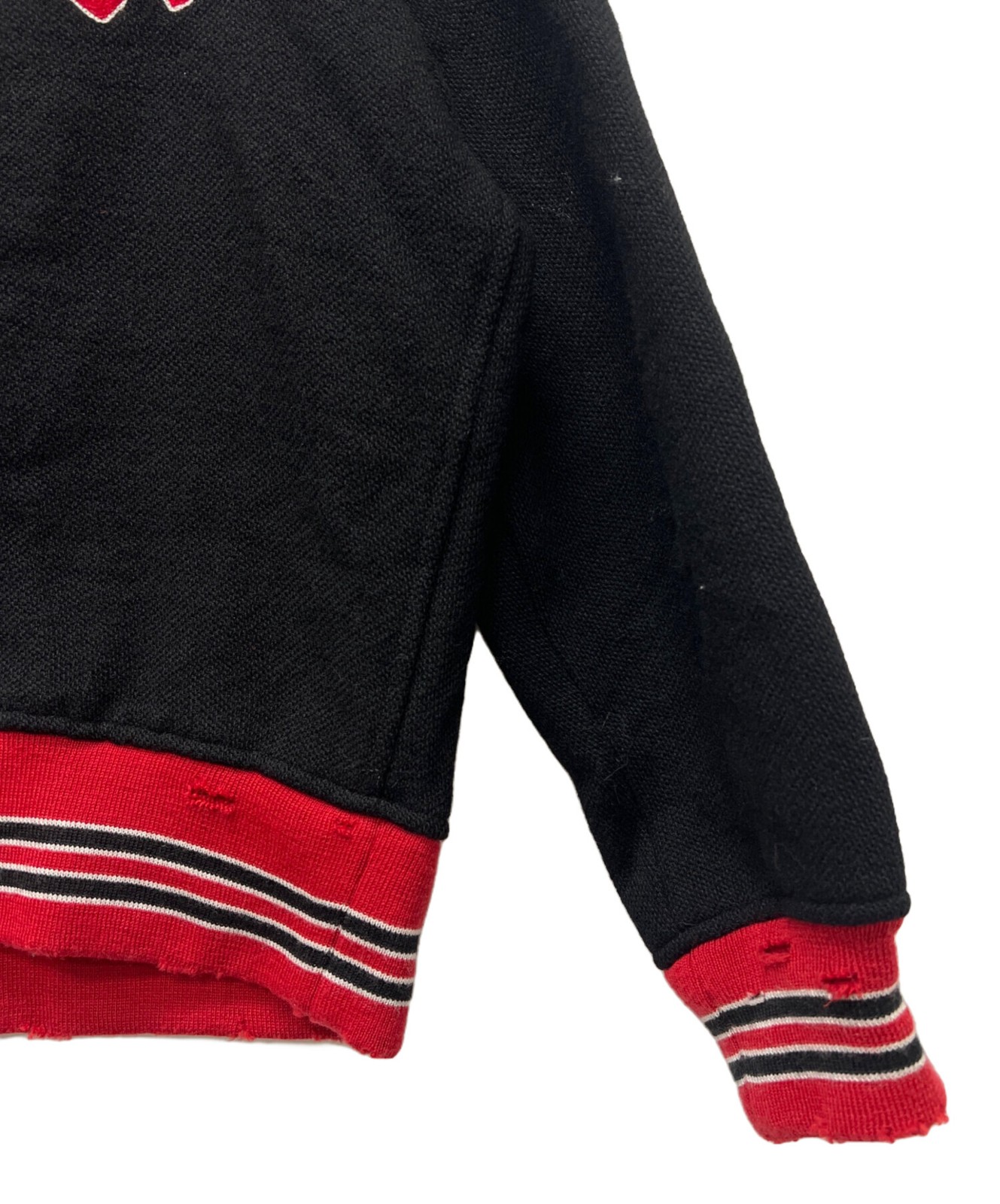 Needles Deconstructed Lettered Jacket Size: M Nav… - image 13