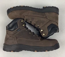 Danner Caliper Men's 6" Leather Waterproof Aluminum Toe Boots Brown Size 12 EE