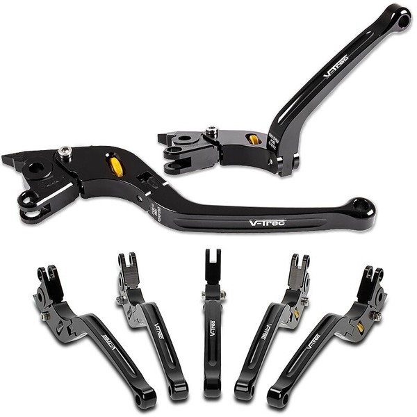 V-Trec VX Safety Motorrad Kupplung Bremshebel-Set FüR Suzuki GSX-R-1000 07-08 Mi-image