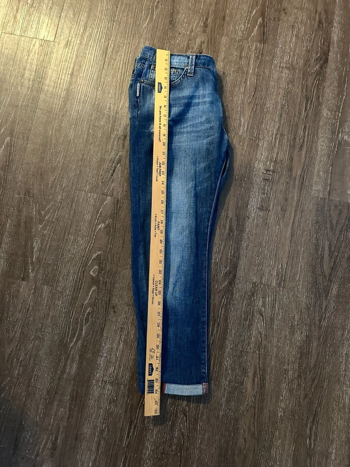 Pantalones de mezclilla ARMANI J20 81 cápsula azul oscuro lavado oscuro GA para hombre 30 Foto 3 de 4