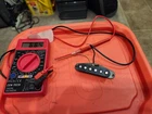 FENDER STRATOCASTER PICKUP 1982 grey bottom, rewound, meter reads 6.64