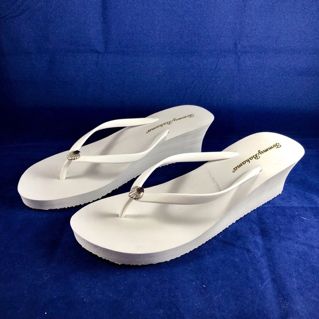 tommy bahama wedge flip flops