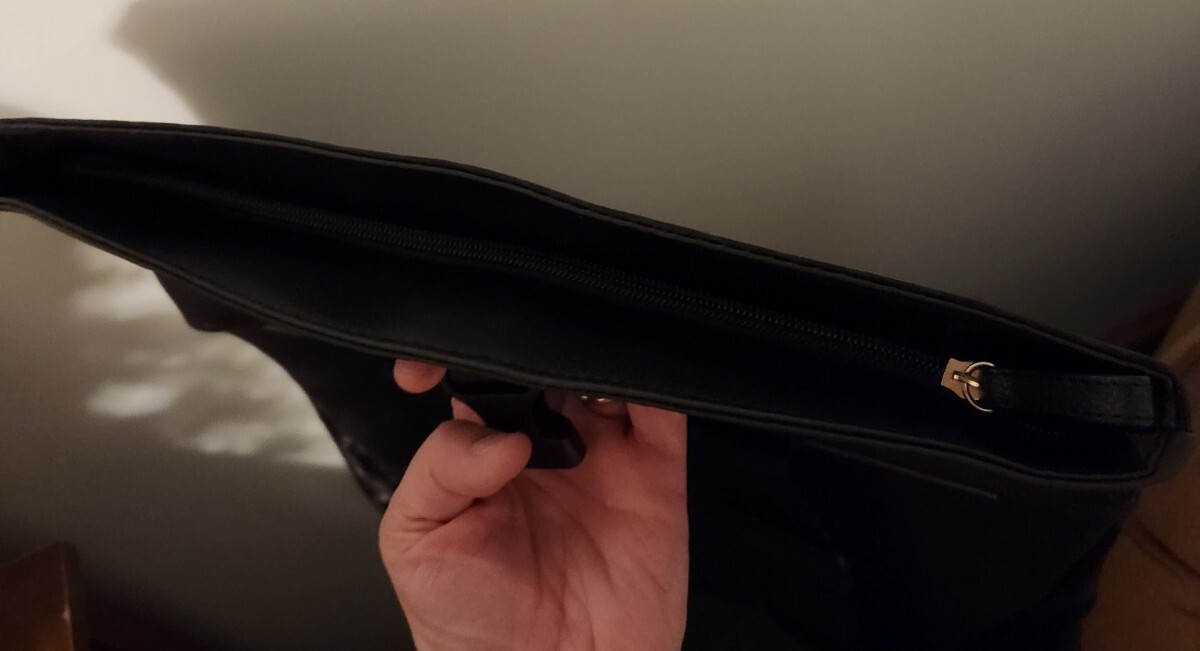 Tanger black houndstooth patterned backpack, look… - image 6