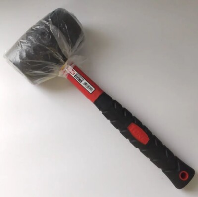 TONE Combination Hammer BHC-15 - 1.5lb Dual Head Hammer With Steel & Urethane Faces, Black, 13 Inch Total Length