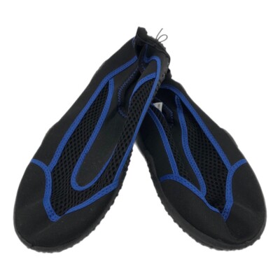 Maui and Sons Black & Blue Breathable Sock Sandals | Adjustable Toggle Closure