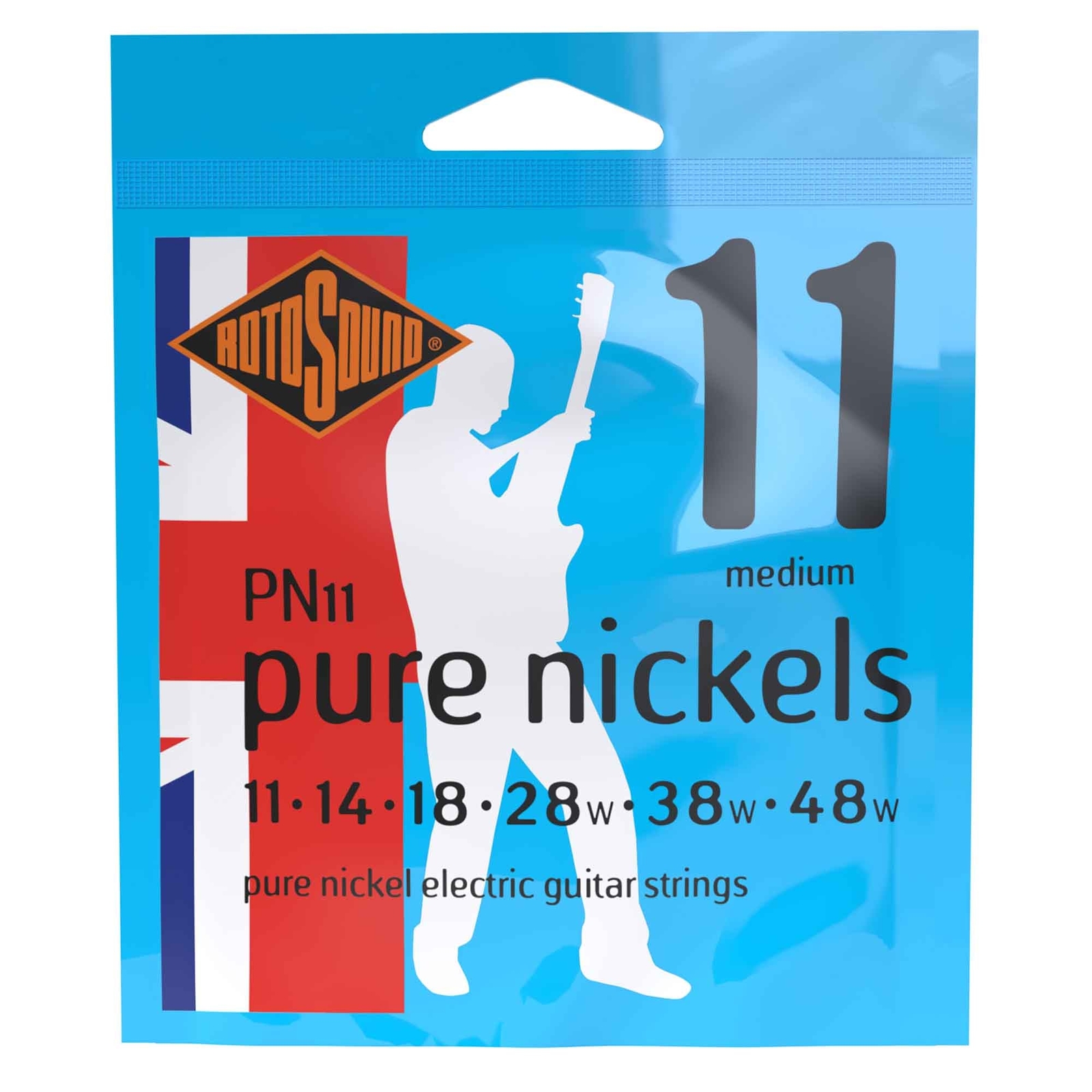 Rotosound PN11 Pure Nickels 11-48 Electric Guitar Strings