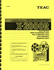 TEAC X-2000R Reel-to-Reel Tape Deck 2-in-1 OW...