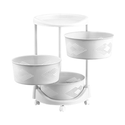 Mehrschichtiges drehbares Aufbewahrungsregal Regal Küche Organizer für Wohnzimmer