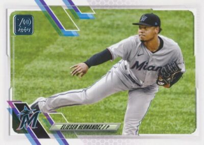 2021 Topps Update #US168 ELIESER HERNANDEZ - Miami Marlins