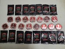 Lot de 15 toss / jetons de poker des joueurs de rugby du Top 14, Toulon RCT.