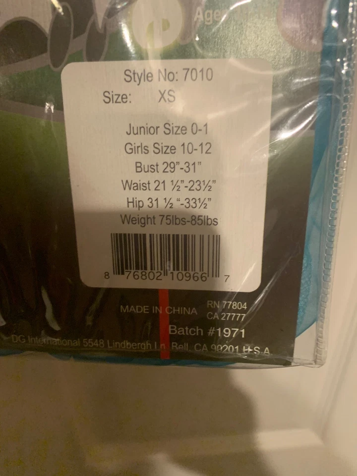 Nuevo Dreamgirl Wonderland's Des-Light Disfraz Alicia Adolescente Talla XS 0-1 Vestido Delantal Foto 4 de 4