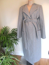 Dorothy Perkins Maternity Long Grey Mac Coat Jacket Size 16 Bnwt