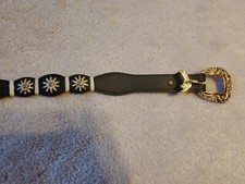 Womens 3d Black Western Belt Size 36 230
