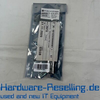 HP USB-C A RJ45 Adattatore 855307-001 855560-001 NUOVO | eBay