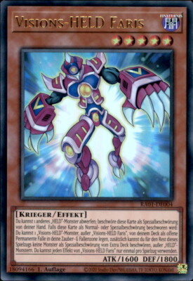 Yugioh RA01-DE004 - Vision-HELD Faris - Ultra Rare