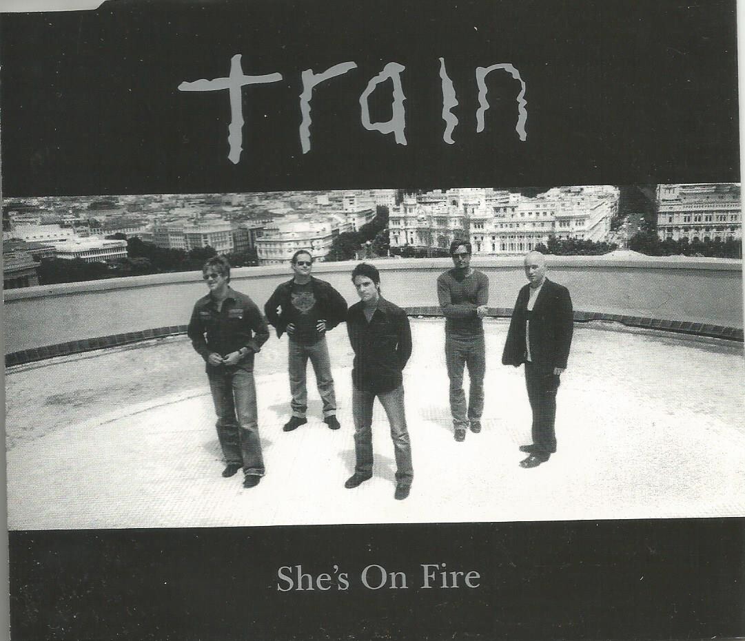 Train - She's On Fire 2001 Columbia CD single