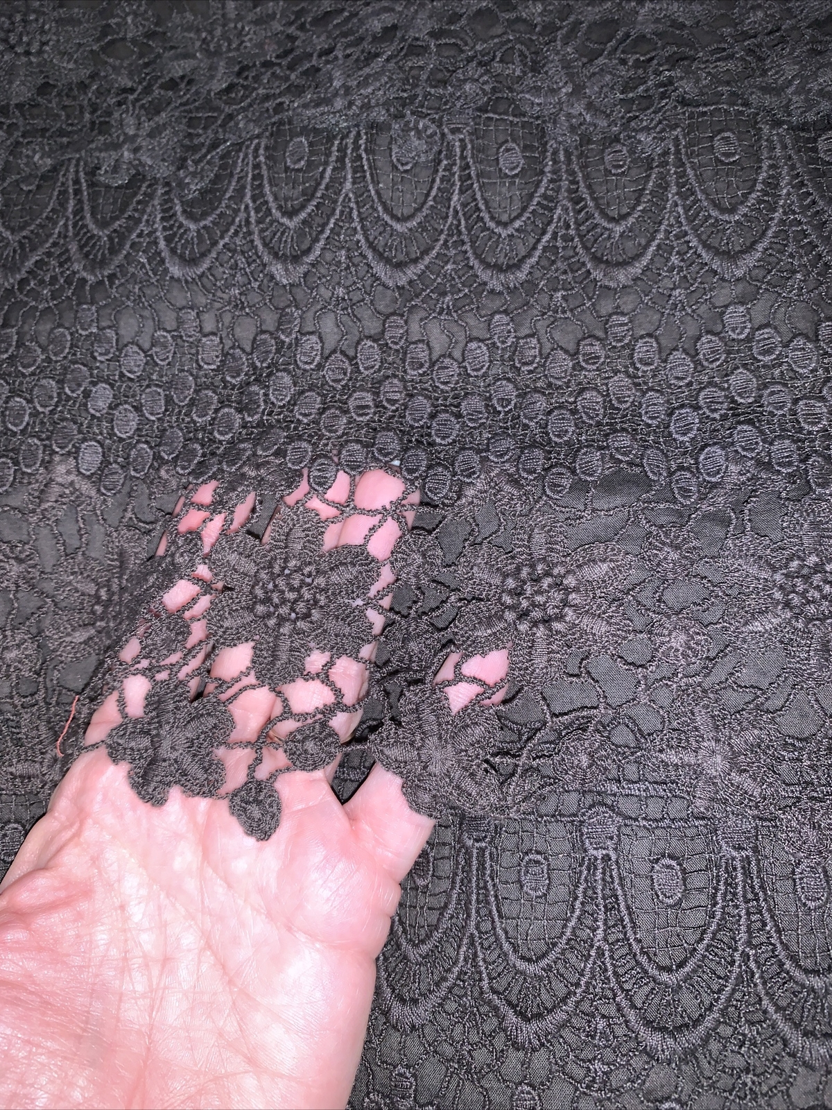 American Eagle layered lace solid gray womens siz… - image 2