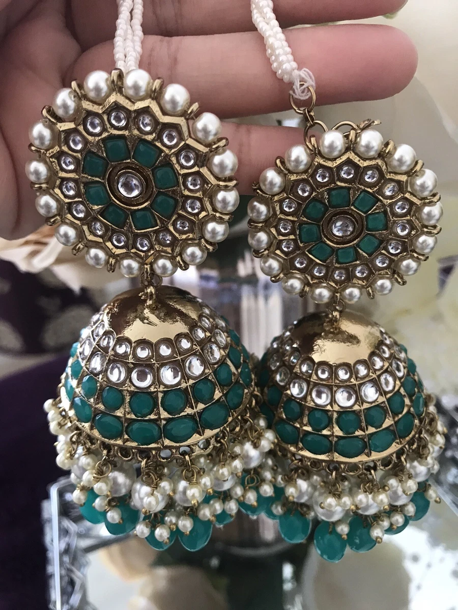 Indian Earrings Jhumka - Pakistani Earrings Jhumk- Indian jewellery