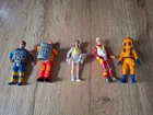 LOT OF 5 GHOSTBUSTERS 8 FIGURES? "JANINE / CAN MAN / EGON / RAY / PETER" KENNER