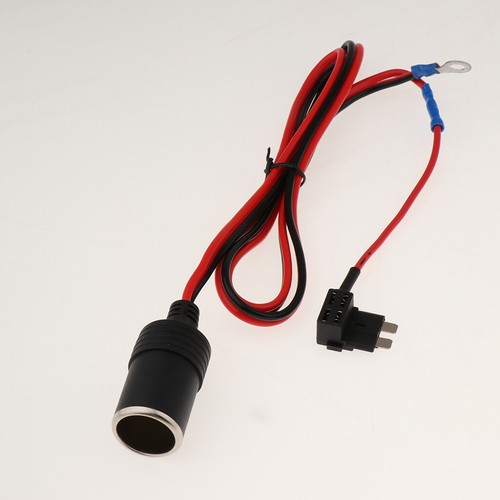 Female Socket 12V / 24V Cigarette Lighter Female + 15pcs Fuse Wire Standard 5A - Picture 3 of 7