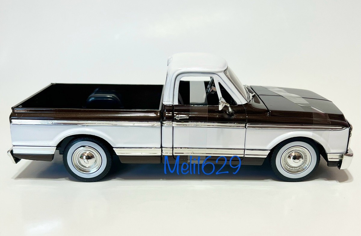 Jada/'72 Chevyシボレー Cheyenneシャイアン 1/24 新品 Jada 1/24 Just Trucks 1972 Chevy Cheyenne (Brown/White) | eBay