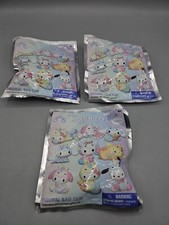 3x Hello Kitty  Friends 3D Figural BAG CLIP Series 4 NEW Sealed -