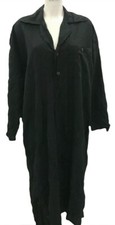 Women’s Issey Miyake Overcoat Black Wool Blend Button Casual Size Uk Xsmall