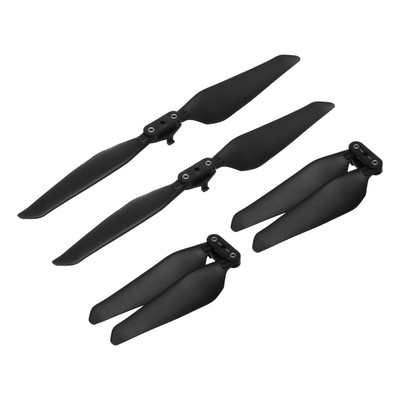 X8SE RC Propellers Blade Prop 2 Vane 21.5cm Dia Black Folding Paddle, 4 Set