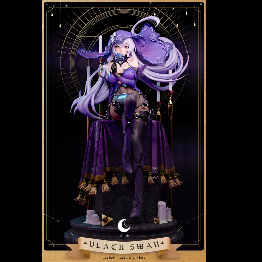MoonLight Studio Honkai: Star Rail Black Swan Resin Statue Pre MoonLight Studio Honkai: Star Rail Black Swan Resin Statue Pre