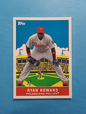 RYAN HOWARD 2007 TOPPS FLASHBACK FRIDAYS BASEBALL CARD # FF1 H4487