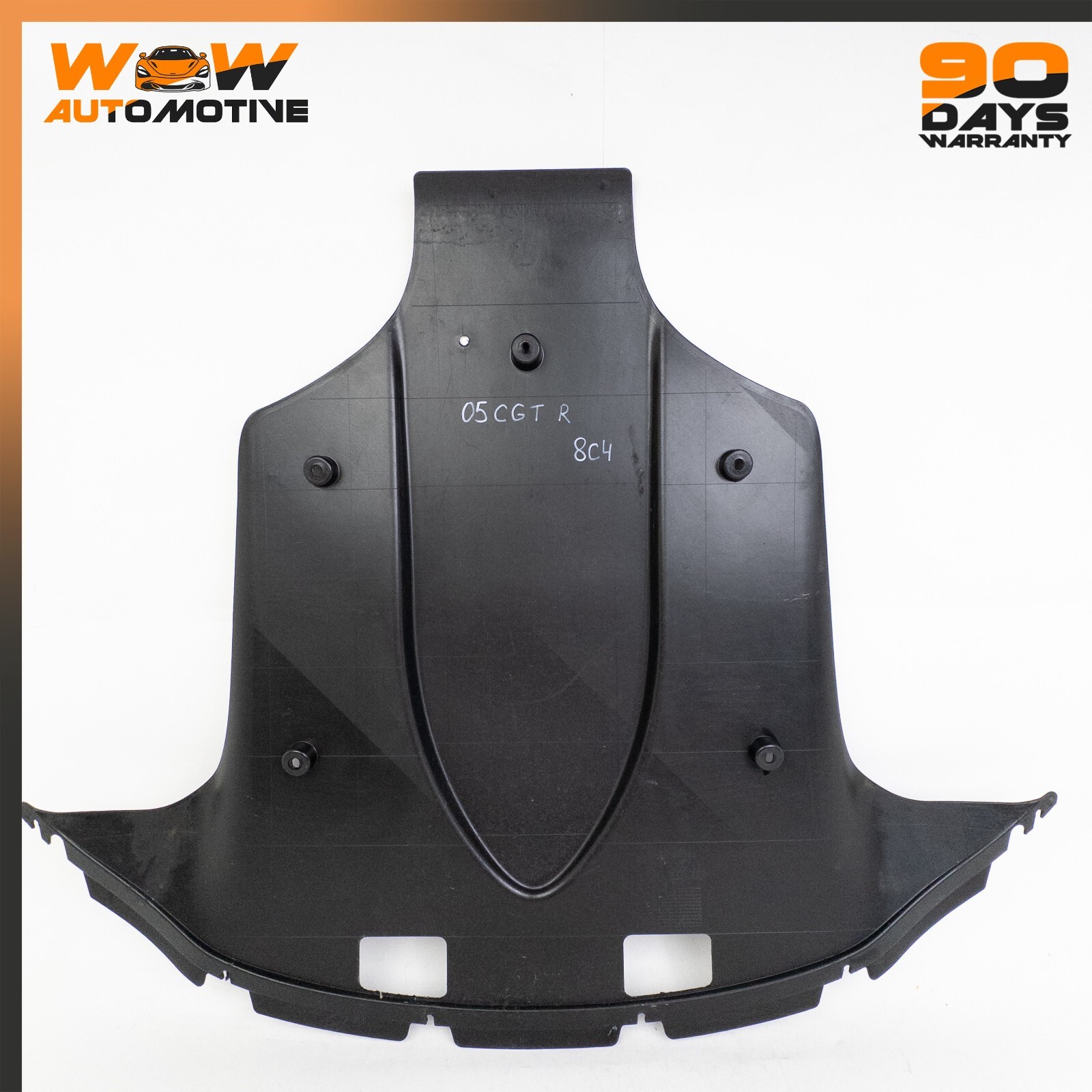 04-10 BENTLEY CONTINENTAL GT REAR UNDERBODY SPLASH SHIELD COVER BLACK OEM