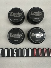 Work Wheels Equip 01 03 40 Blackchrome Center Caps Set Of 4 Genuine Ship Now