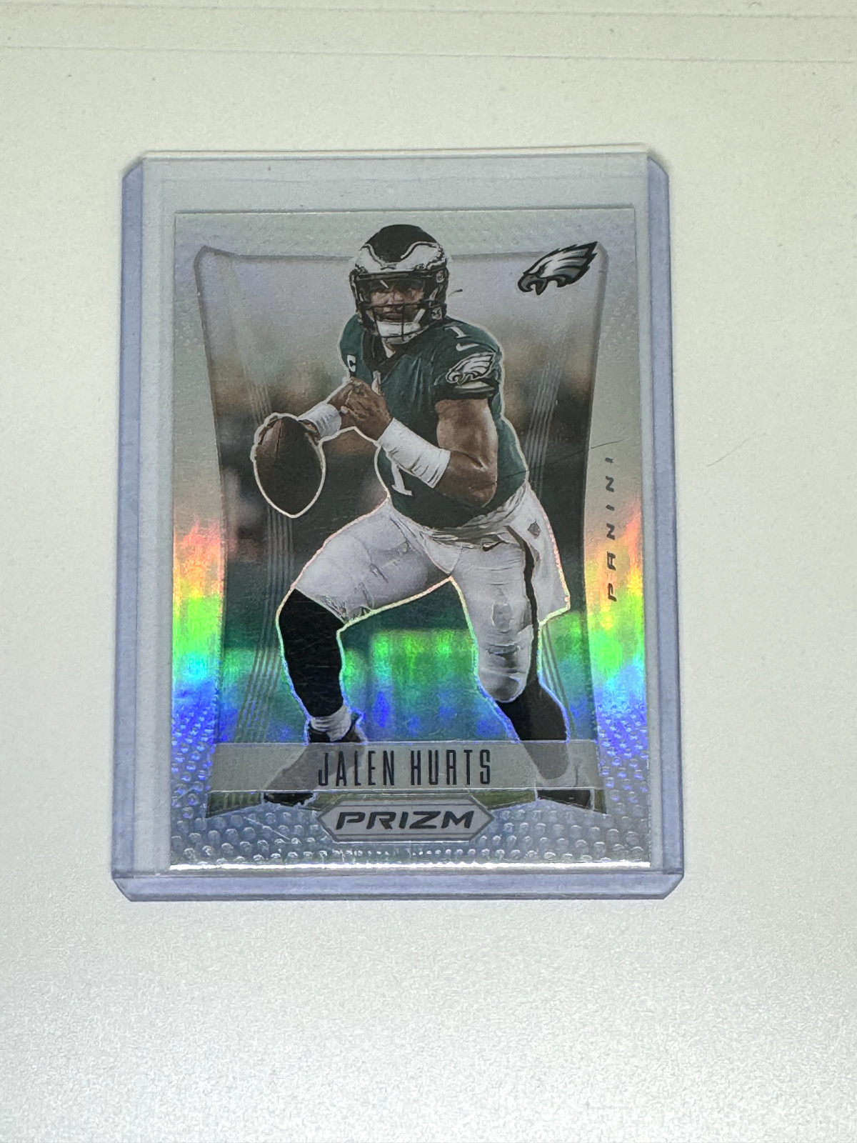 2022 Panini Prizm - Prizm Flashback Silver Prizm #PF-7 Jalen Hurts