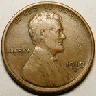 1910 S Lincoln Wheat Cent Penny F-VF  Actual Coin Pictured