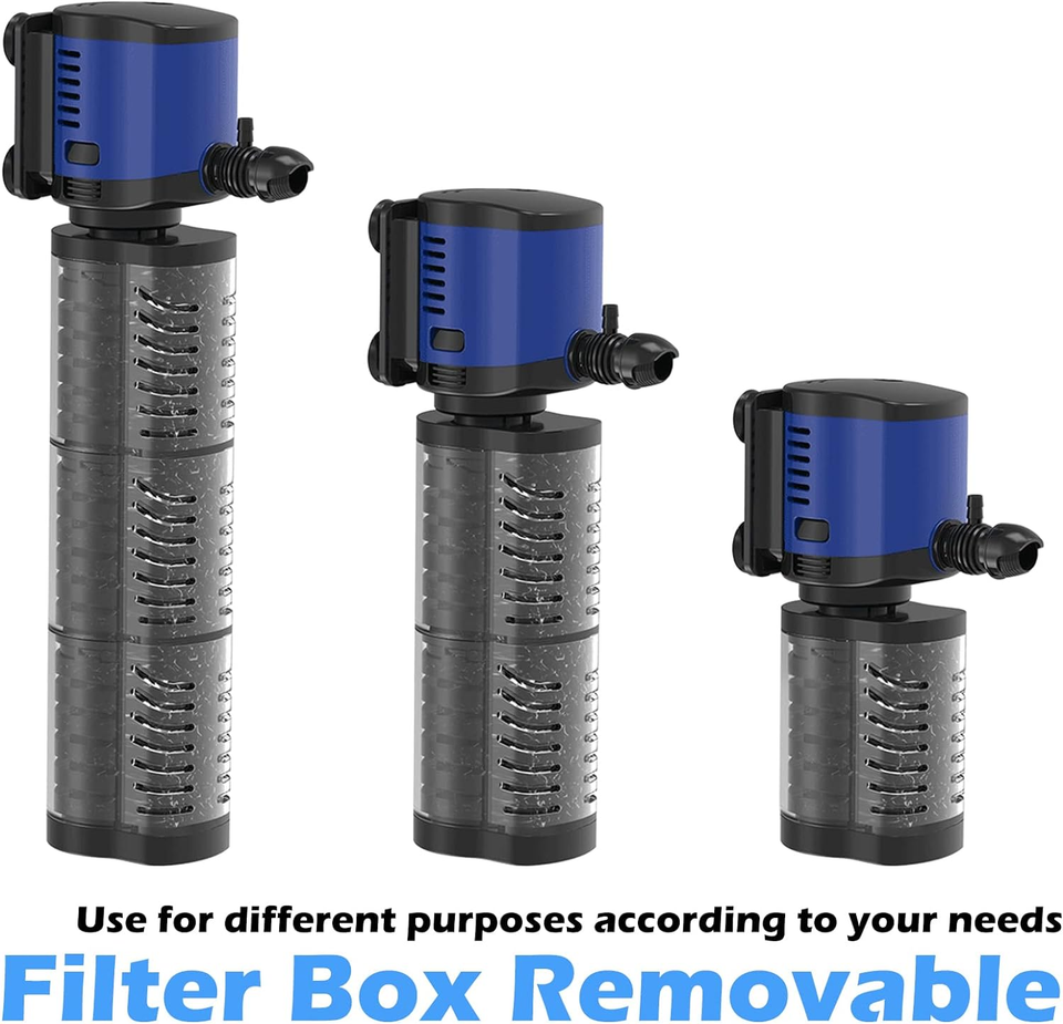 Fish Tank Filter Powerful 400GPH for 75200 Gallon Large Aquarium Small