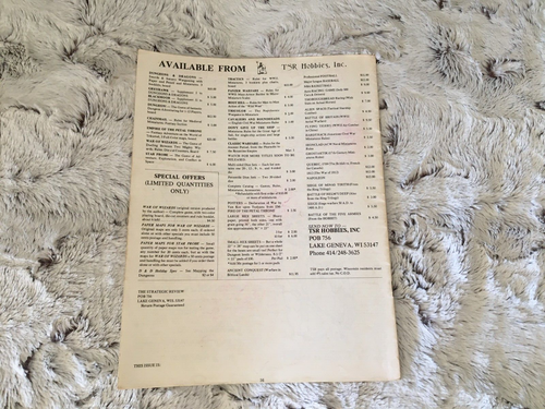 TSR - The Strategic Review: Vol. 1 No. 5 (December, 1975) - Picture 2 of 2