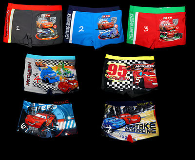 Disney Cars Badehose Boxer Badeshort Lightning McQueen 92 98 104 110 116 122 128