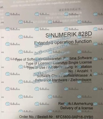 1PC SIEMENS SINUMERIK 828D EXPAND OPERATION FUNCTION 6FC5800-0AP16-0YB0 NEW