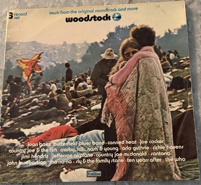 Woodstock ~ Cotillion SD 3-500 3-LP Live 1970