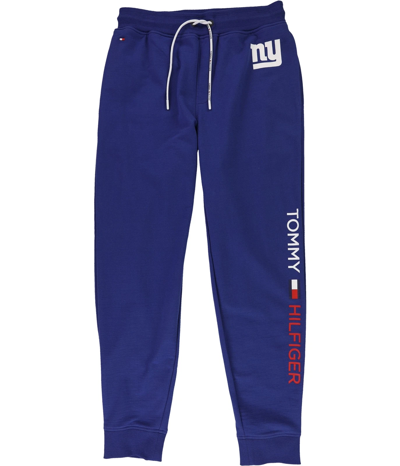 Tommy Hilfiger Mens New York Giants Straight Leg Jogger Athletic Pants, gia, M