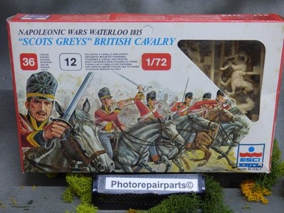 1/72 Esci  /  Napoleonic Wars Waterloo ''Scots Greys'' British Cavalry Lot#7484K 