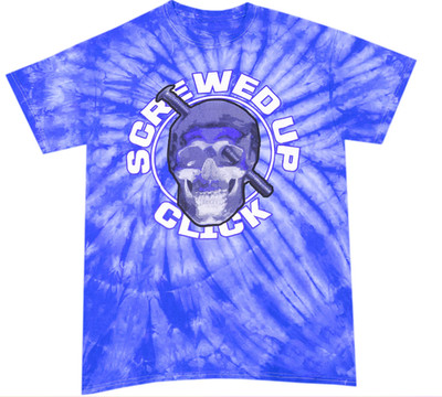 DJ Screw S.U.C. Tie Dye Screwed Up Click Polyester 3D AOP T-Shirt RS391