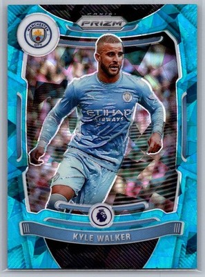 Kyle Walker (Manchester City) Blue Ice /75 Panini Prizm Premier League 21-22